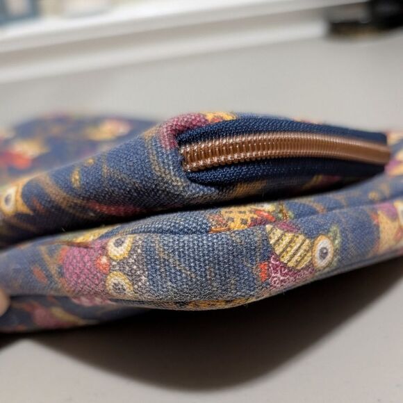 Kamor 2 piece laptop sleeve with wallet owl animal padded bohemian computer case - Picture 8 of 10